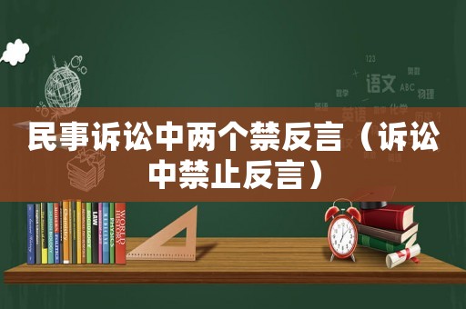 民事訴訟中兩個禁反言（訴訟中禁止反言）