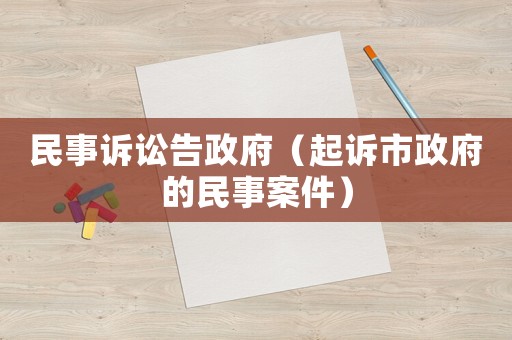 民事訴訟告政府（起訴市政府的民事案件）