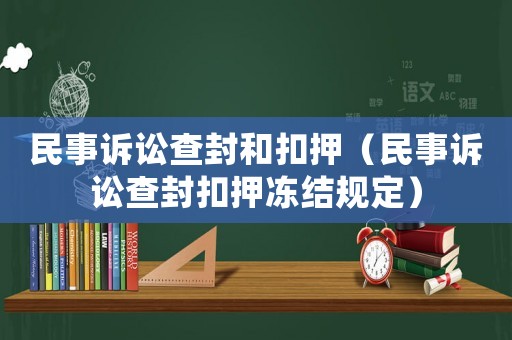民事訴訟查封和扣押（民事訴訟查封扣押凍結規定）