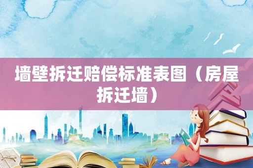 墻壁拆遷賠償標準表圖（房屋拆遷墻）
