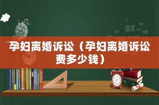 孕婦離婚訴訟（孕婦離婚訴訟費多少錢）