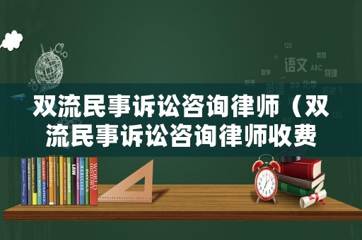 雙流民事訴訟咨詢律師（雙流民事訴訟咨詢律師收費標準）