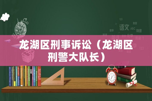龍湖區刑事訴訟（龍湖區刑警大隊長）