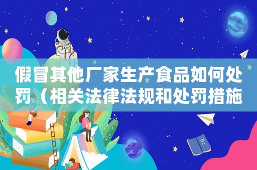 假冒其他廠家生產食品如何處罰（相關法律法規和處罰措施）