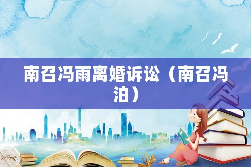 南召馮雨離婚訴訟（南召馮泊）