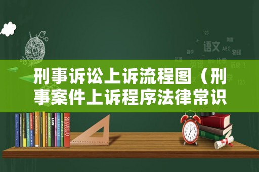 刑事訴訟上訴流程圖（刑事案件上訴程序法律常識）