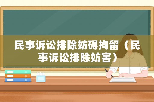 民事訴訟排除妨礙拘留（民事訴訟排除妨害）