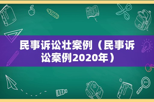 民事訴訟壯案例（民事訴訟案例2020年）