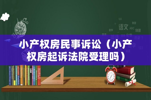 小產權房民事訴訟（小產權房起訴法院受理嗎）