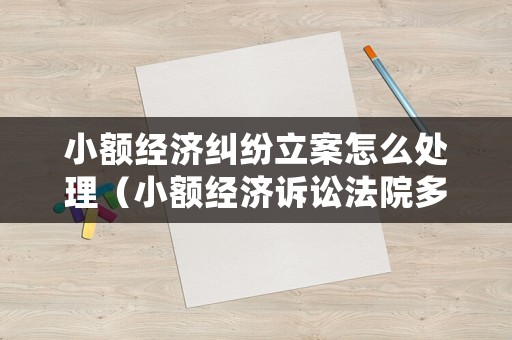 小額經(jīng)濟(jì)糾紛立案怎么處理（小額經(jīng)濟(jì)訴訟法院多久受理）
