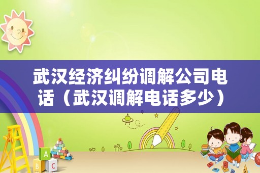 武漢經(jīng)濟糾紛調(diào)解公司電話（武漢調(diào)解電話多少）