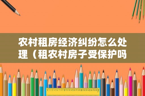 農(nóng)村租房經(jīng)濟糾紛怎么處理（租農(nóng)村房子受保護嗎）