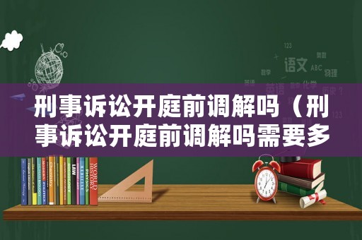 刑事訴訟開庭前調解嗎（刑事訴訟開庭前調解嗎需要多久）