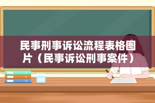 民事刑事訴訟流程表格圖片（民事訴訟刑事案件）