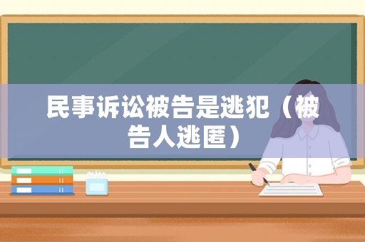 民事訴訟被告是逃犯（被告人逃匿）