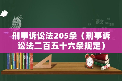 刑事訴訟法205條（刑事訴訟法二百五十六條規(guī)定）