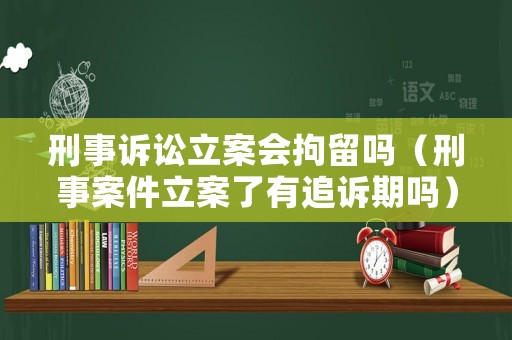 刑事訴訟立案會拘留嗎（刑事案件立案了有追訴期嗎）