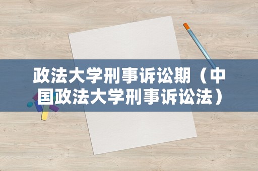 政法大學(xué)刑事訴訟期（中國政法大學(xué)刑事訴訟法）