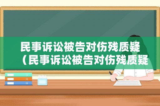 民事訴訟被告對傷殘質疑（民事訴訟被告對傷殘質疑的規定）