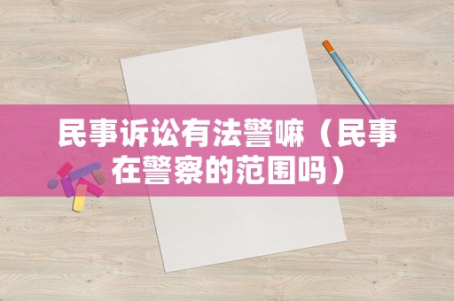 民事訴訟有法警嘛（民事在警察的范圍嗎）