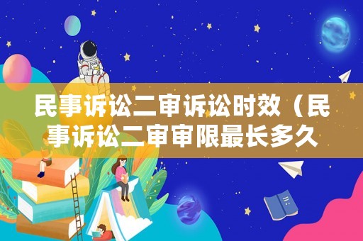 民事訴訟二審訴訟時效（民事訴訟二審審限最長多久）