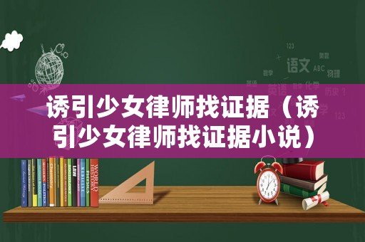 誘引少女律師找證據（誘引少女律師找證據小說）