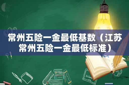 常州五險(xiǎn)一金最低基數(shù)（江蘇常州五險(xiǎn)一金最低標(biāo)準(zhǔn)）